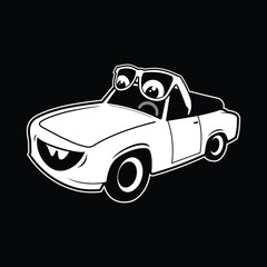 car vector illustration cartoon car logo funny cartoon car