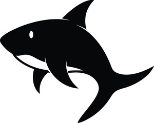 vector illustration of a shark
