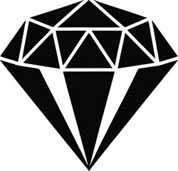 diamond on black background