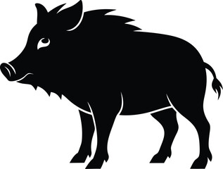 wild boar silhouette