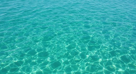 Crystal Clear Turquoise Ocean Water Texture