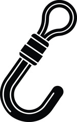 Climbing Hook Icon Outline Vector Illustration