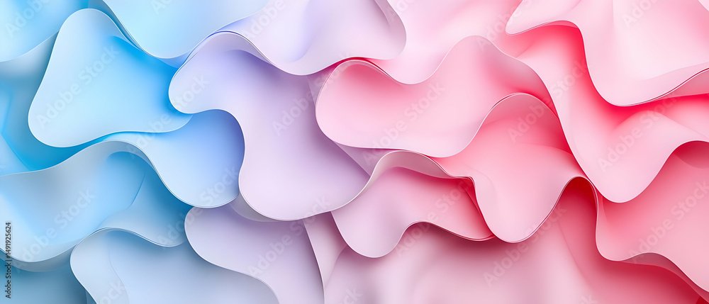 Aufkleber abstract gradient wave background design