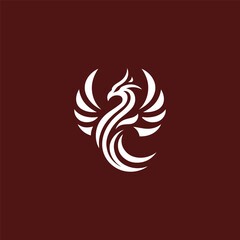 Obraz premium Tribal Phoenix of Rebirth Logo