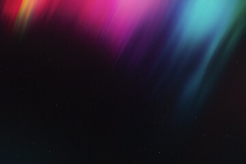 Obraz premium Cyberpunk Nightclub with Holographic Lights, Laser Beams, and Rainbow Dusted Overlay – Retro Futuristic Design, Long Exposure, Glowing Effects, No People, Youth Culture Inspired