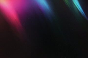 Fototapeta premium Cyberpunk Nightclub with Holographic Lights, Laser Beams, and Rainbow Dusted Overlay – Retro Futuristic Design, Long Exposure, Glowing Effects, No People, Youth Culture Inspired