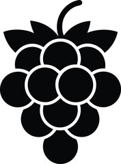 Grapes Icon Outline Vector Illustration