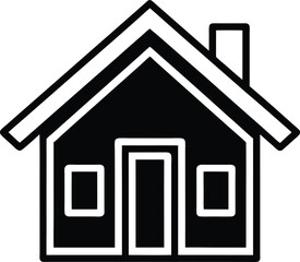 House Icon Outline Vector Illustration
