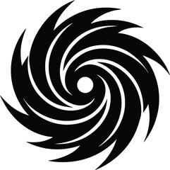 Hurricane Icon Outline Vector Illustration