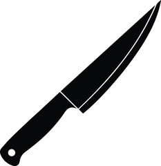 Knife Icon Outline Vector Illustration