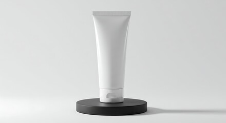 White Tube on Stand