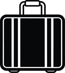 Luggage Icon Outline Vector Illustration