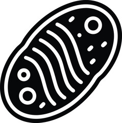 Mitochondria Icon Outline Vector Illustration