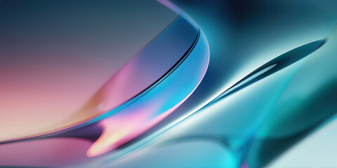 Explore the Beauty of Abstract Glass Shapes and Colors in This Vibrant Design