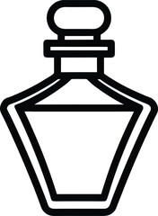 Perfume Bottle Icon Outline Vector illustration