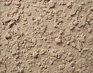 Beige Cracked Texture Background Dry Soil Surface
