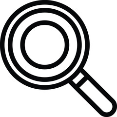 Search Icon Outline Vector illustration