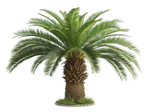 Stunning cycas revoluta houseplant adds tropical touch to any indoor space with its lush green fronds and sturdy trunk