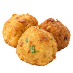 Paneer pakora isolated on a transparent background