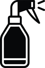 Spray Bottle Icon Outline Vector illustration
