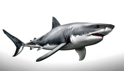 Obraz premium Realistic Shark Illustration