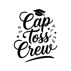 Chasing Dreams Starts Now. Graduation Quotes Vector Design Isolated on White Background