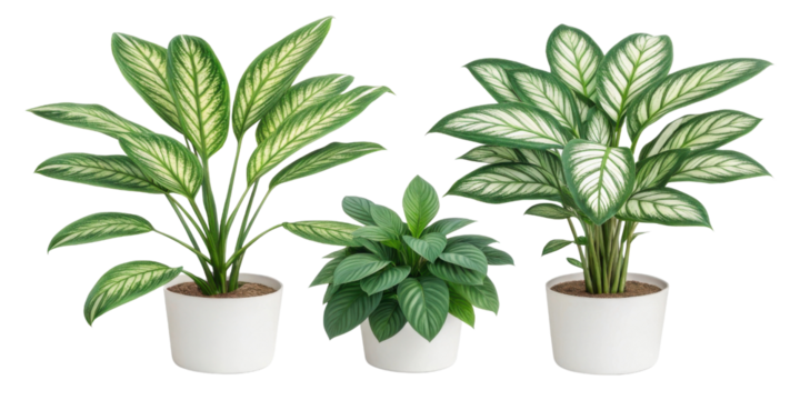 Beautiful houseplants like these vibrant peacock plants bring life to any space, enhancing atmosphere with their lush greenery