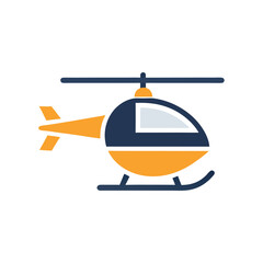 helicopter logo vector illustration isolated on white background
