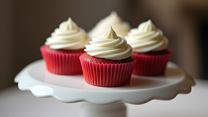Delicious Red Velvet Cupcakes with Cream Cheese Frosting