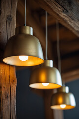 old lamp on the wall