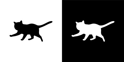 Curious Cat Facing Forward Variation  © iChan Design