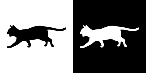 Sleeping Cat Outline Variation  © iChan Design