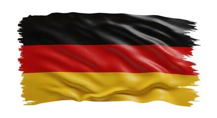 Naklejka premium Waving German Flag A High-Resolution Image of the German Tricolor