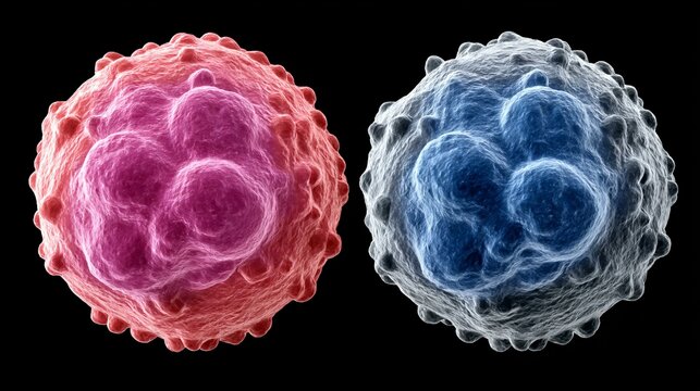 Side-by-side images of nodular melanoma and basal cell carcinoma under clinical photography lighting, annotated differences in shape and elevation