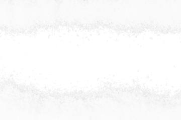 white snow winter bottom and top border frame top view isolated on white or transparent png