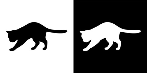 Curious Kitten in Shadow Variation 