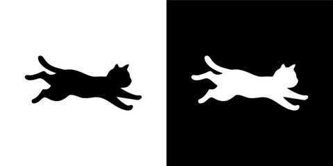 Stretching Kitty Silhouette Variation  © iChan Design