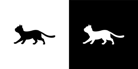 Stretching Kitty Silhouette Variation  © iChan Design