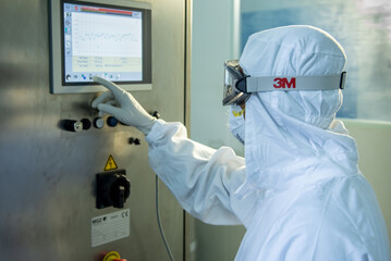 scientist working in laboratory