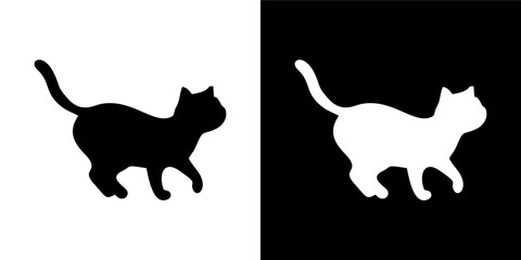 Standing Cat with Ears Up Variation  © iChan Design