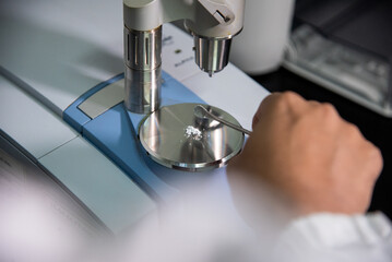 scientist working in laboratory