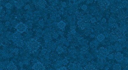 Midnight Bloom: Ink & Teal Textile Design