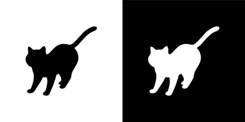 Standing Cat with Ears Up Variation  © iChan Design