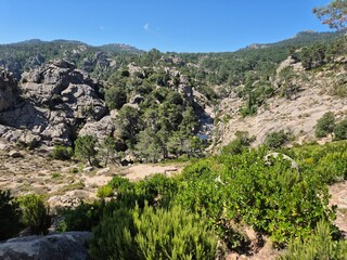 Majestic Cascade: Piscia di Ghjaddu landscape in Corsica