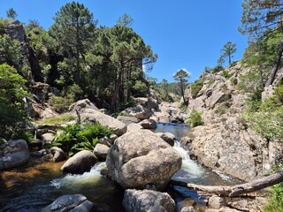 Majestic Cascade: Piscia di Ghjaddu Waterfall in Corsica