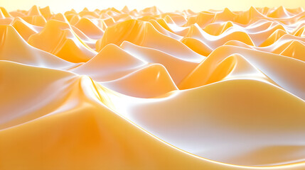 Golden abstract flowing background