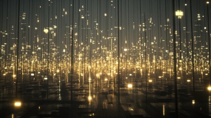 Obraz premium Abstract city lights
