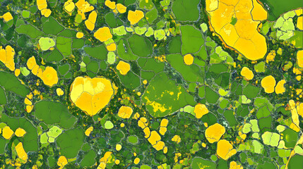 Green yellow abstract nature pattern background