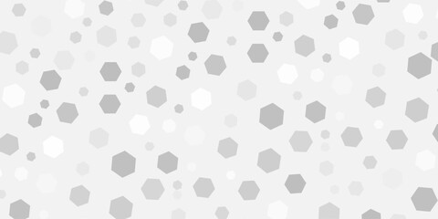 abstract modern white and grey elegant hexagons background