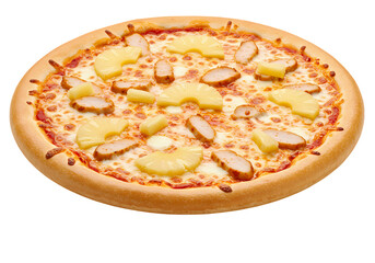 Hawaiian Pizza Delicious Pineapple  Chicken Recipe on Transparent background